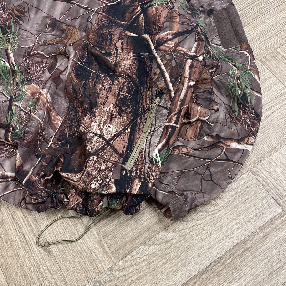 Y2K camo technical windbreaker jacket Adjustable camouflage hooded soft shell tech coat