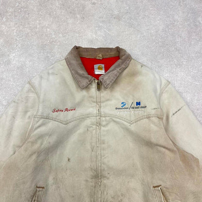 Vintage Carhartt bomber jacket XL Santa Fe thick padded canvas American Workwear