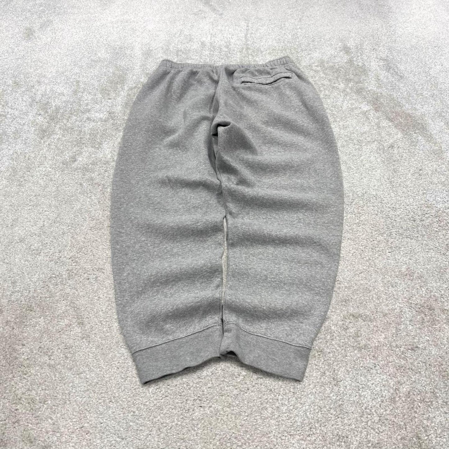 Y2k Nike sweatpants joggers XL cuffed grey Loose embroidered tracksuit bottoms
