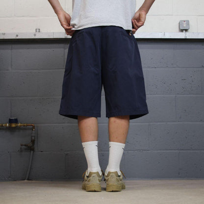 Dickies chino shorts loose y2k navy Chino style skater shorts loose leg festival