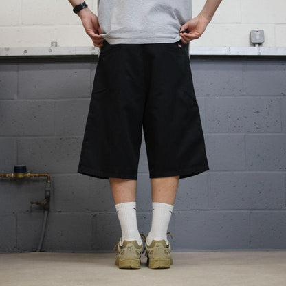 Dickies baggy carpenter shorts black Chino style skater shorts long wide leg festival