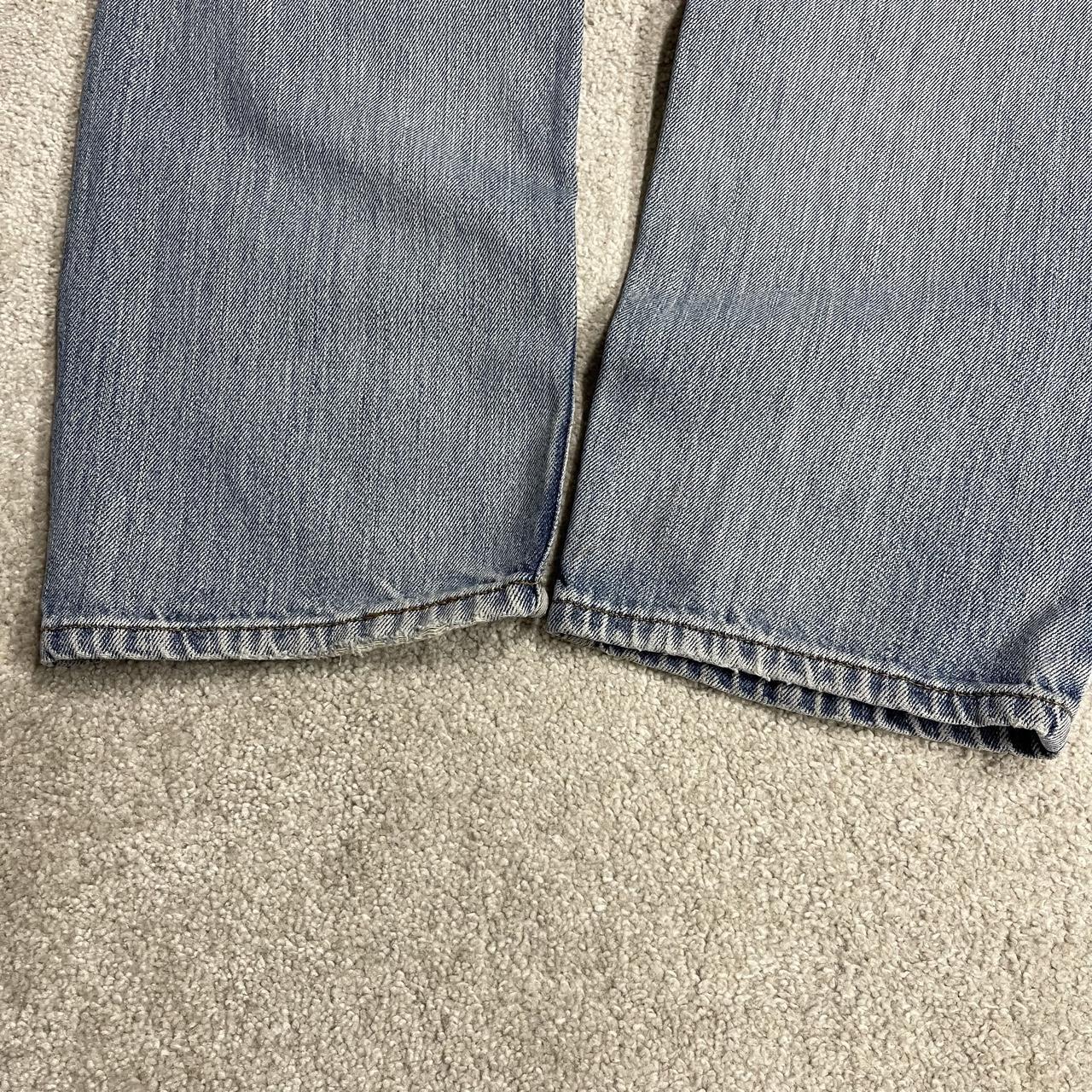 Levi's 505 straight fit jeans y2k blue Regular straight leg denim pants red tab logo