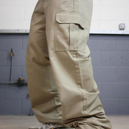 Dickies cargo skate Pants W36L34 Khaki twill style chino cargo trousers skater style