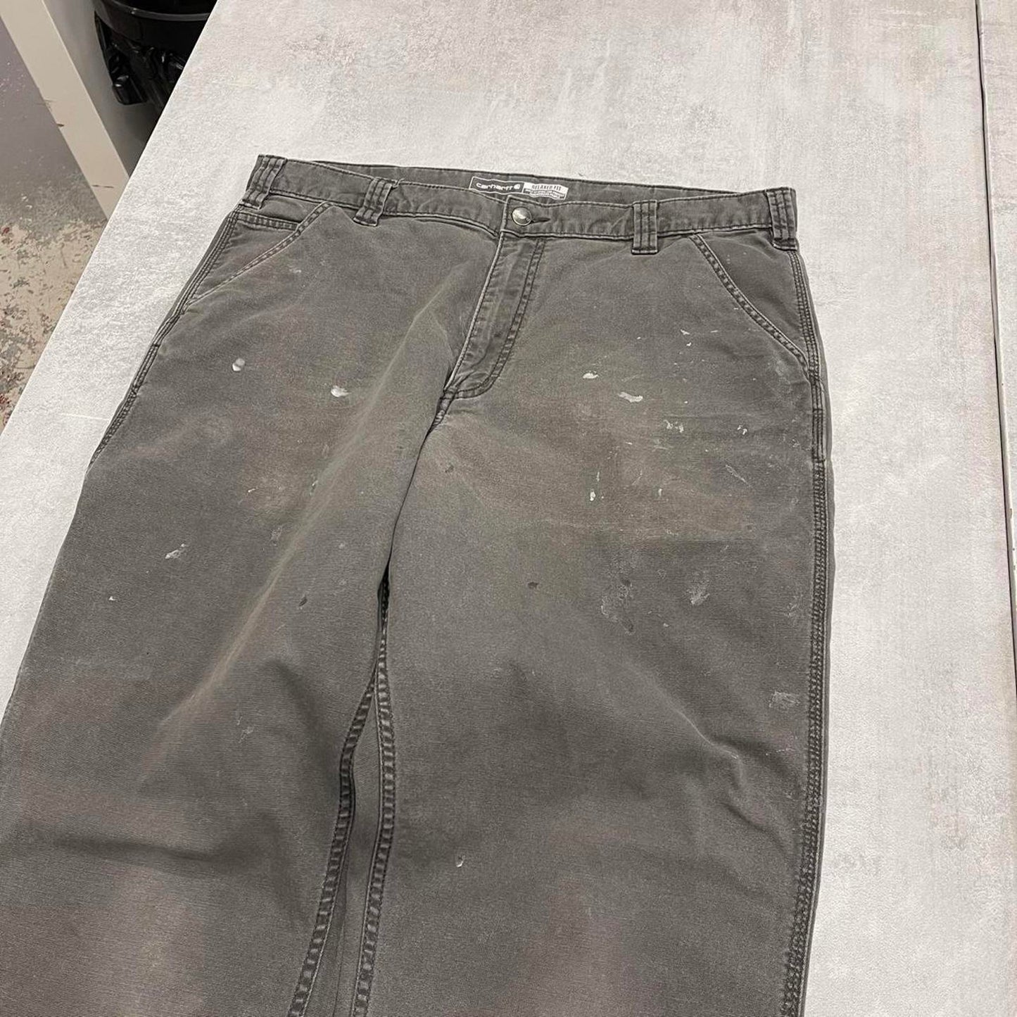 Carhartt carpenter pants W38 L34 grey Loose relaxed fit skate pants