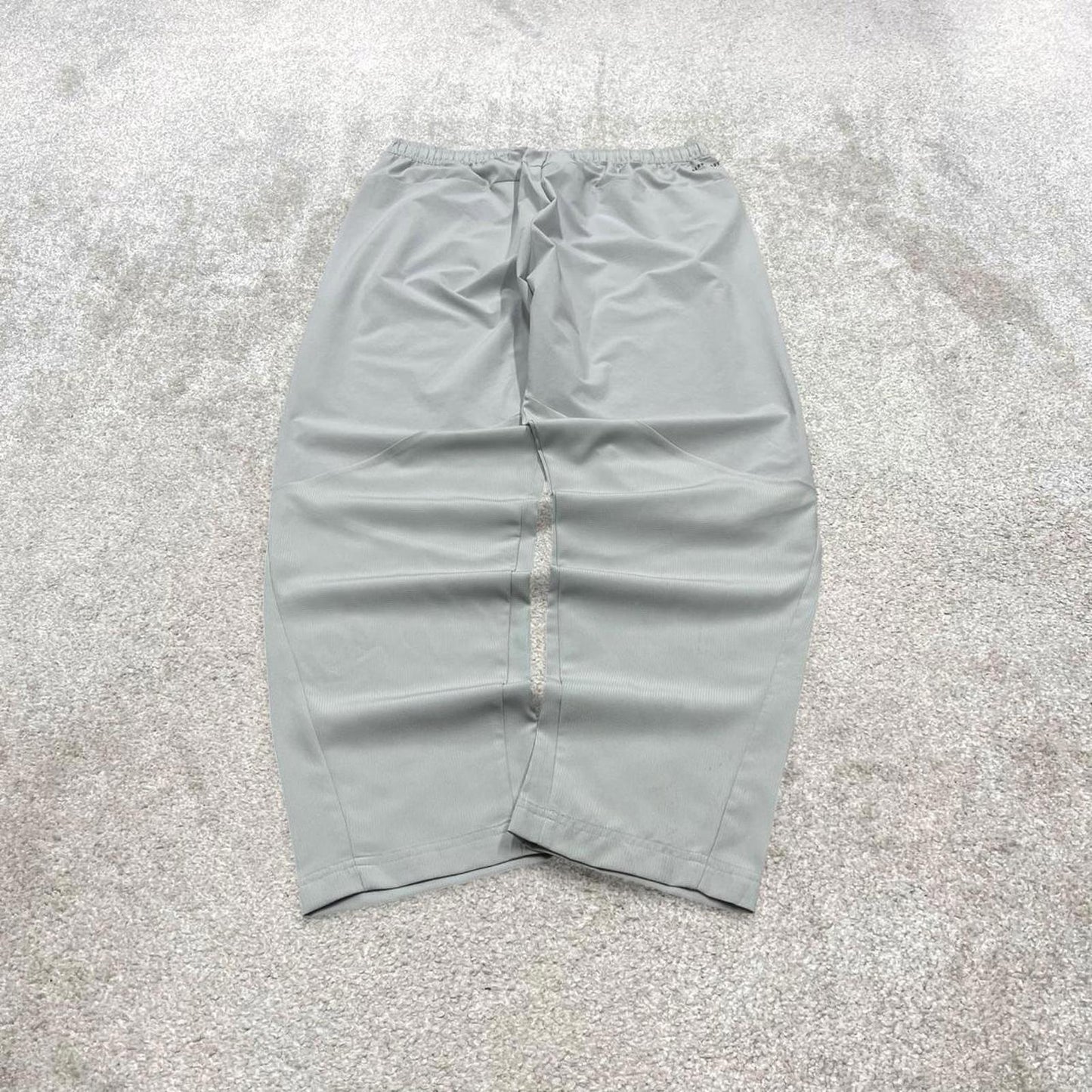 Vintage y2k Adidas tracksuit bottoms grey Loose floaty leg print logo running track pants