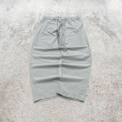 Vintage y2k Adidas tracksuit bottoms grey Loose floaty leg print logo running track pants