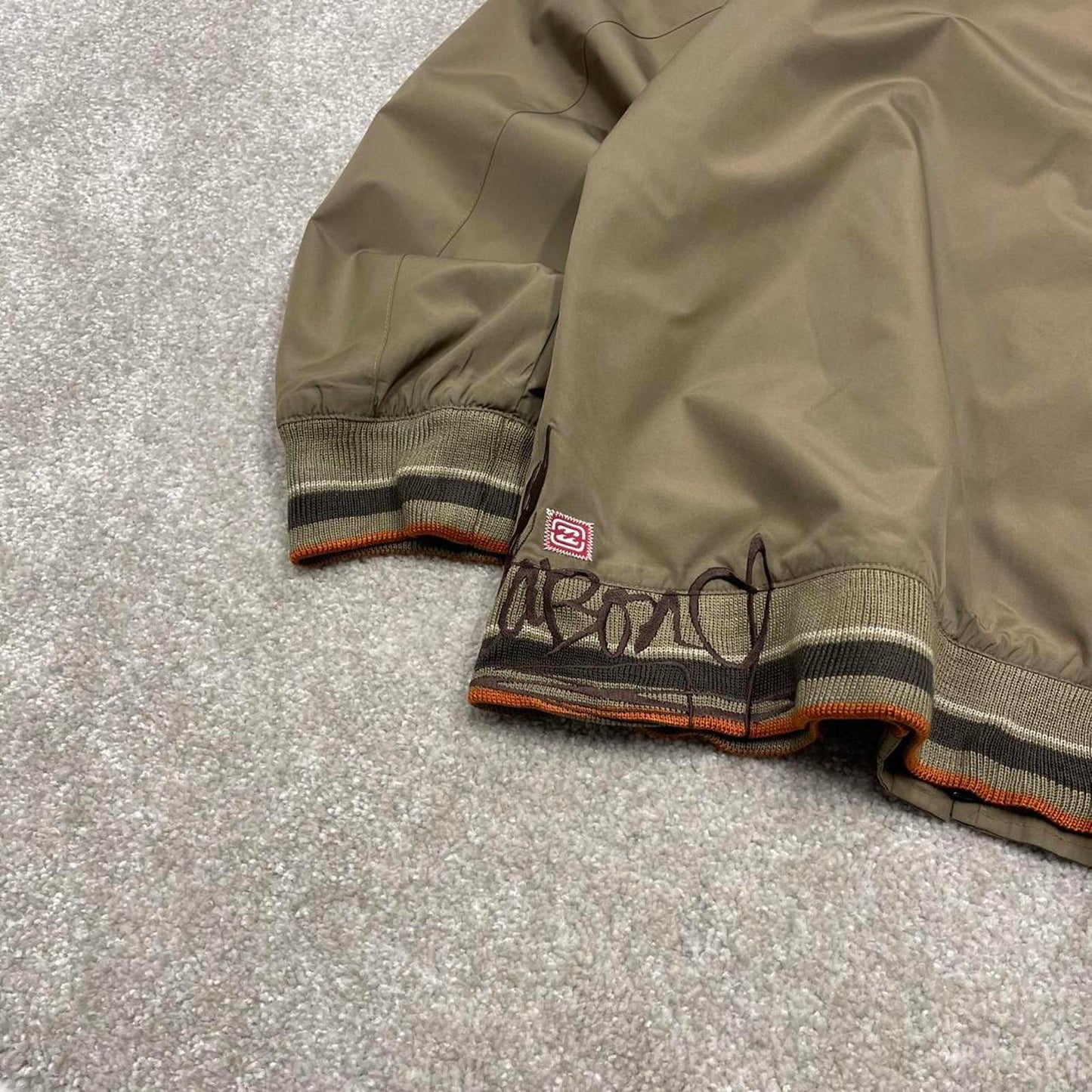 00s Billabong technical lightweight jacket L women's y2k style khaki bomber