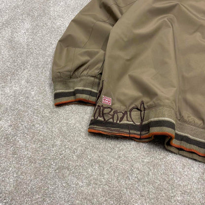 00s Billabong technical lightweight jacket L women's y2k style khaki bomber