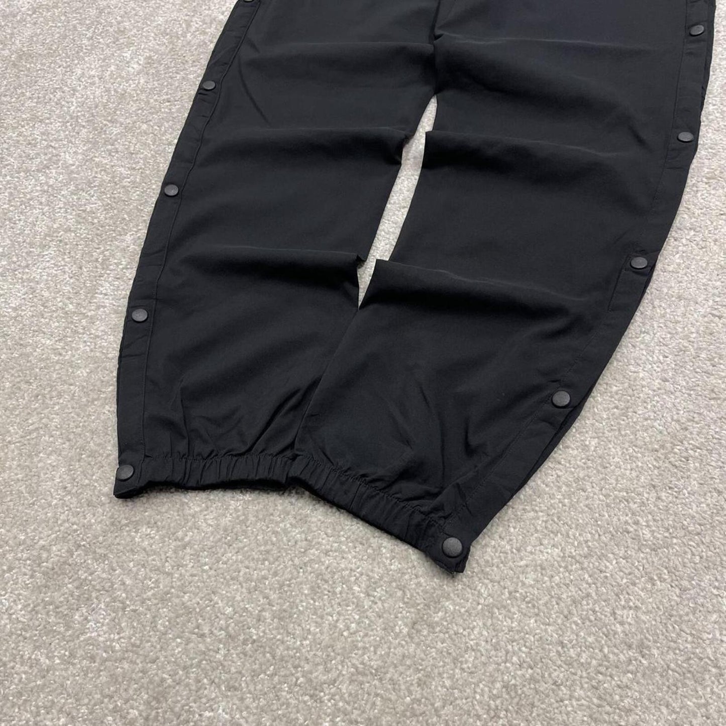 Y2k Adidas Running tracksuit bottoms black
