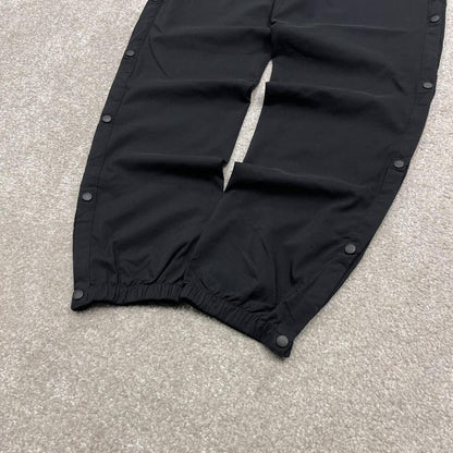 Y2k Adidas Running tracksuit bottoms black