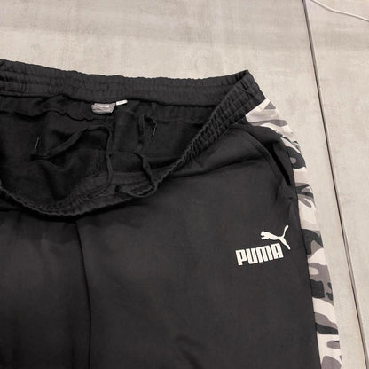 Baggy black Puma joggers 4XL y2k style sportswear track pants loose fit