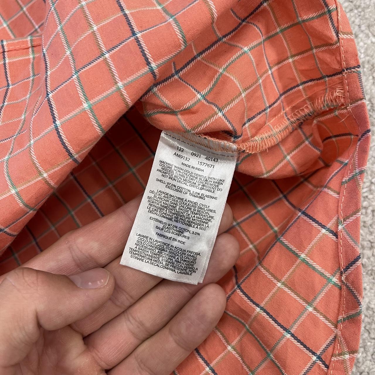 Columbia checkered short sleeve shirt y2k pink Festival style check button down summer shirt