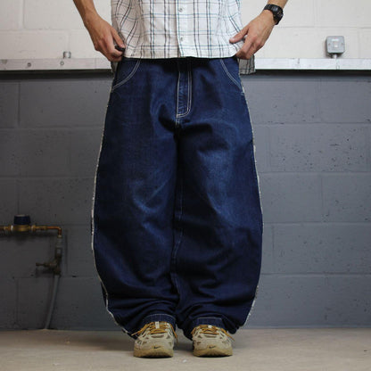 Southpole extra baggy carpenter jeans y2k W40L33 navy blue