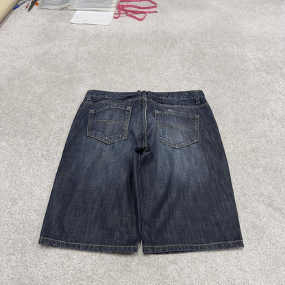 Just Jeans denim Y2k shorts blue W34 summer festival jorts skater