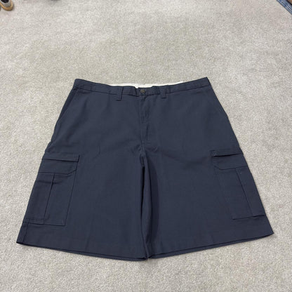 Dickies baggy cargo shorts y2k navy Chino style skater shorts wide leg festival