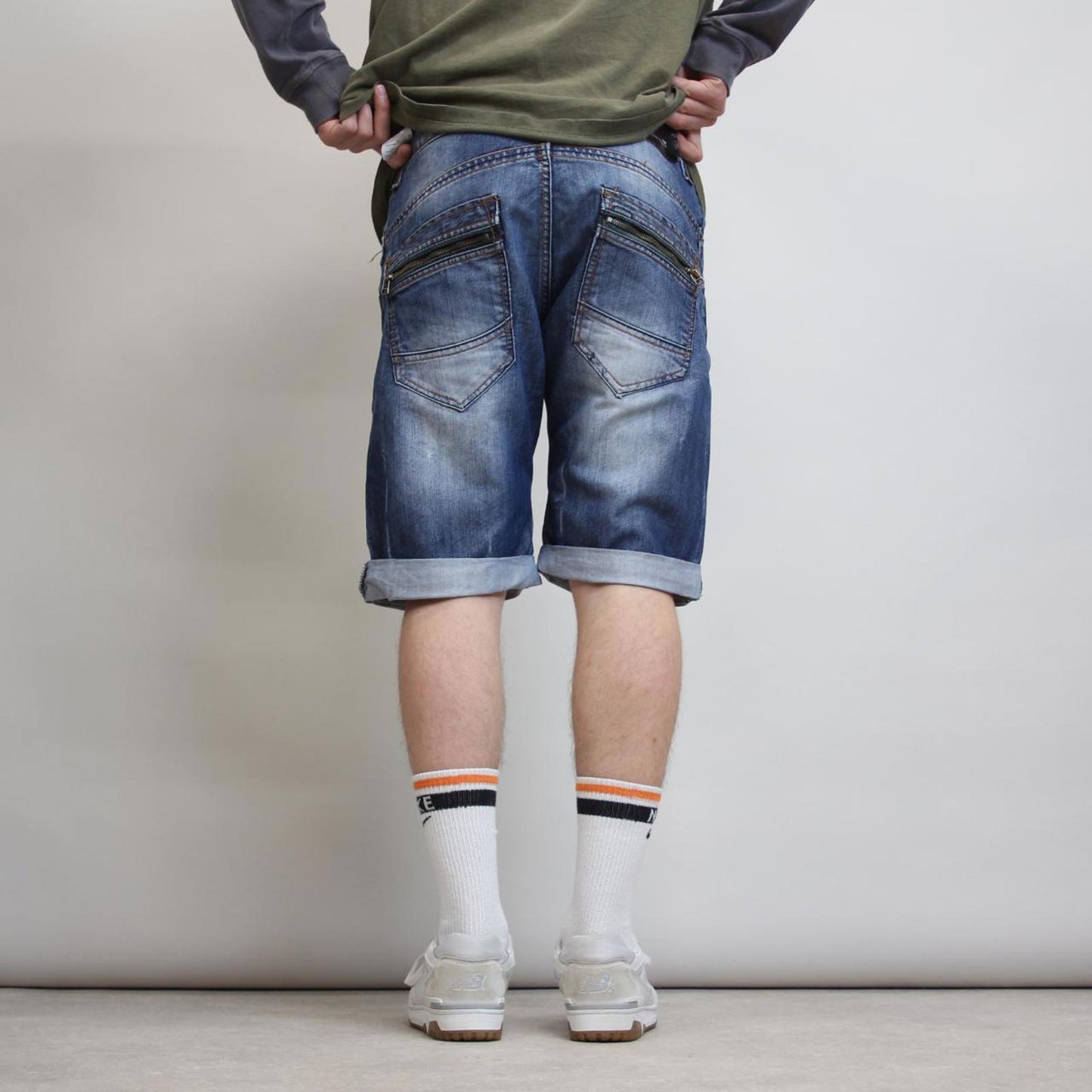Blue y2k denim shorts W36