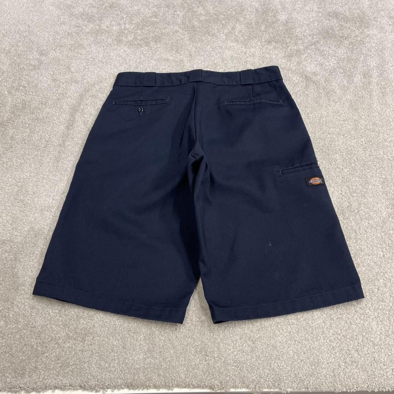 Dickies carpenter shorts long leg navy Twill chino skater style shorts loose long leg
