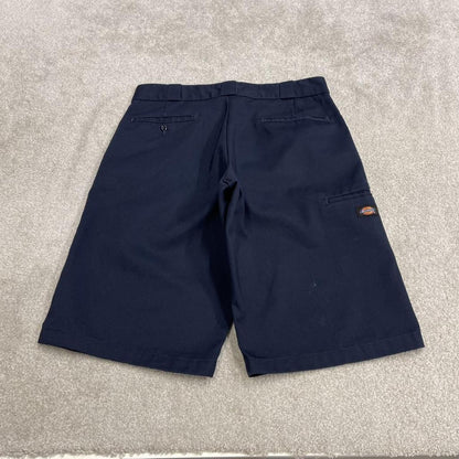 Dickies carpenter shorts long leg navy Twill chino skater style shorts loose long leg