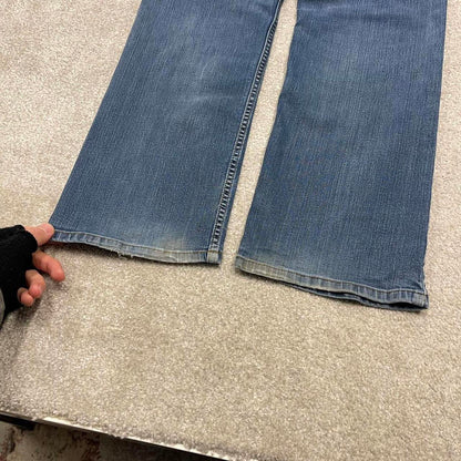 Vintage Carhartt jeans blue denim W36L30 90s skater style straight leg 5 pocket jeans workwear
