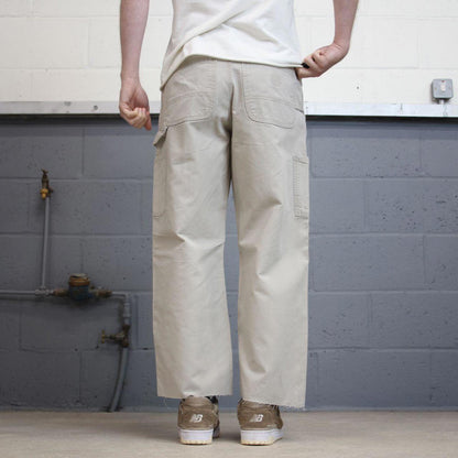 Mens Carhartt carpenter pants W32 L26 beige loose 90s style cargos