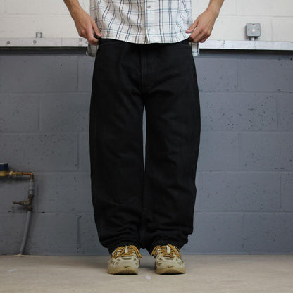 Black Levi’s 505 jeans y2k W40L30 Levi’s straight leg 505 red tab logo pants