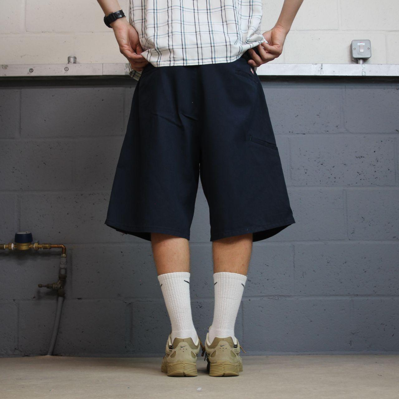 Dickies baggy carpenter shorts Y2K navy Twill chino style skater work shorts loose cargo