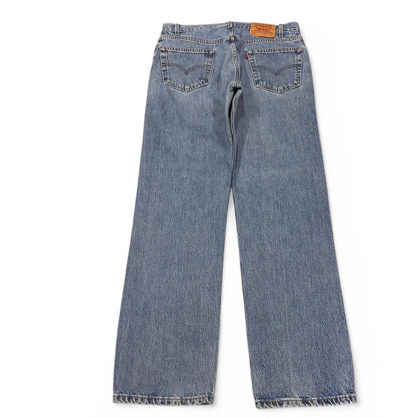 Levis jeans W36 L32 loose blue denim 90s style jeans red tab logo