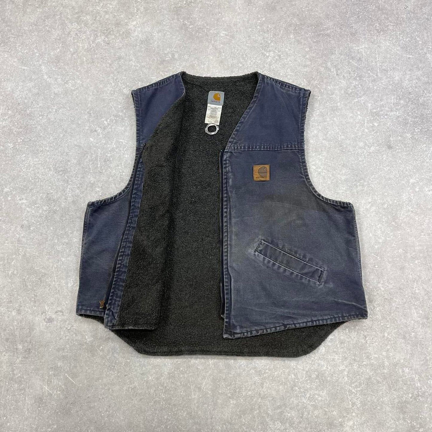 Navy vintage Carhartt gilet XL