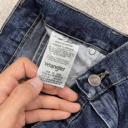Wrangler carpenter jeans y2k blue denim straight leg skater 2000s style cargo pants