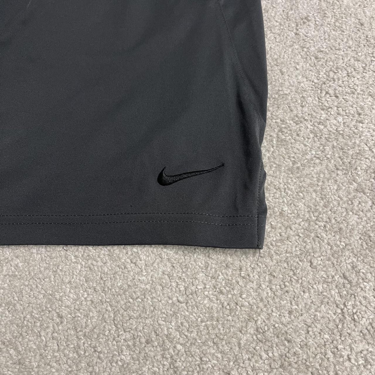Nike sports shorts y2k loose charcoal grey Dri-Fit floaty summer gym shorts