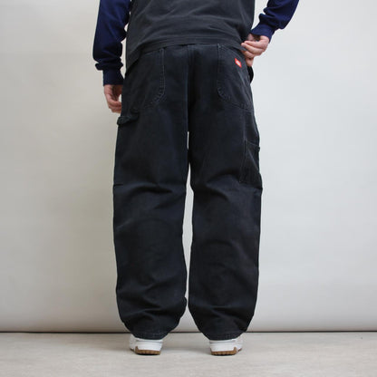 Faded black Dickies carpenter jeans W40