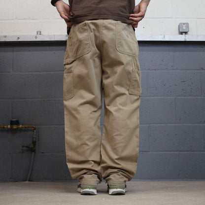 Carhartt carpenter pants relaxed khaki Loose skate style workwear Y2K cargo pants