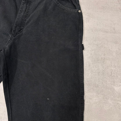Faded black Dickies carpenter jeans W40