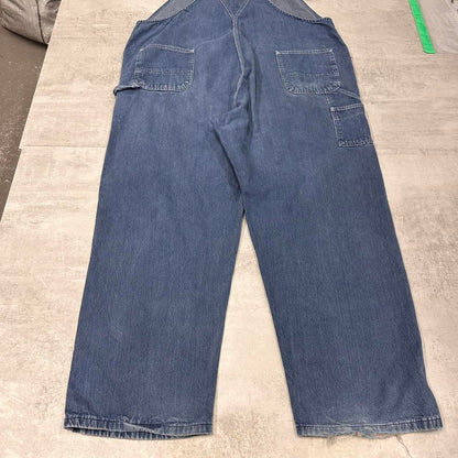 Blue denim Carhartt overalls W54