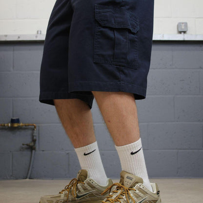 Dickies baggy cargo shorts navy Chino style skater shorts wide leg festival