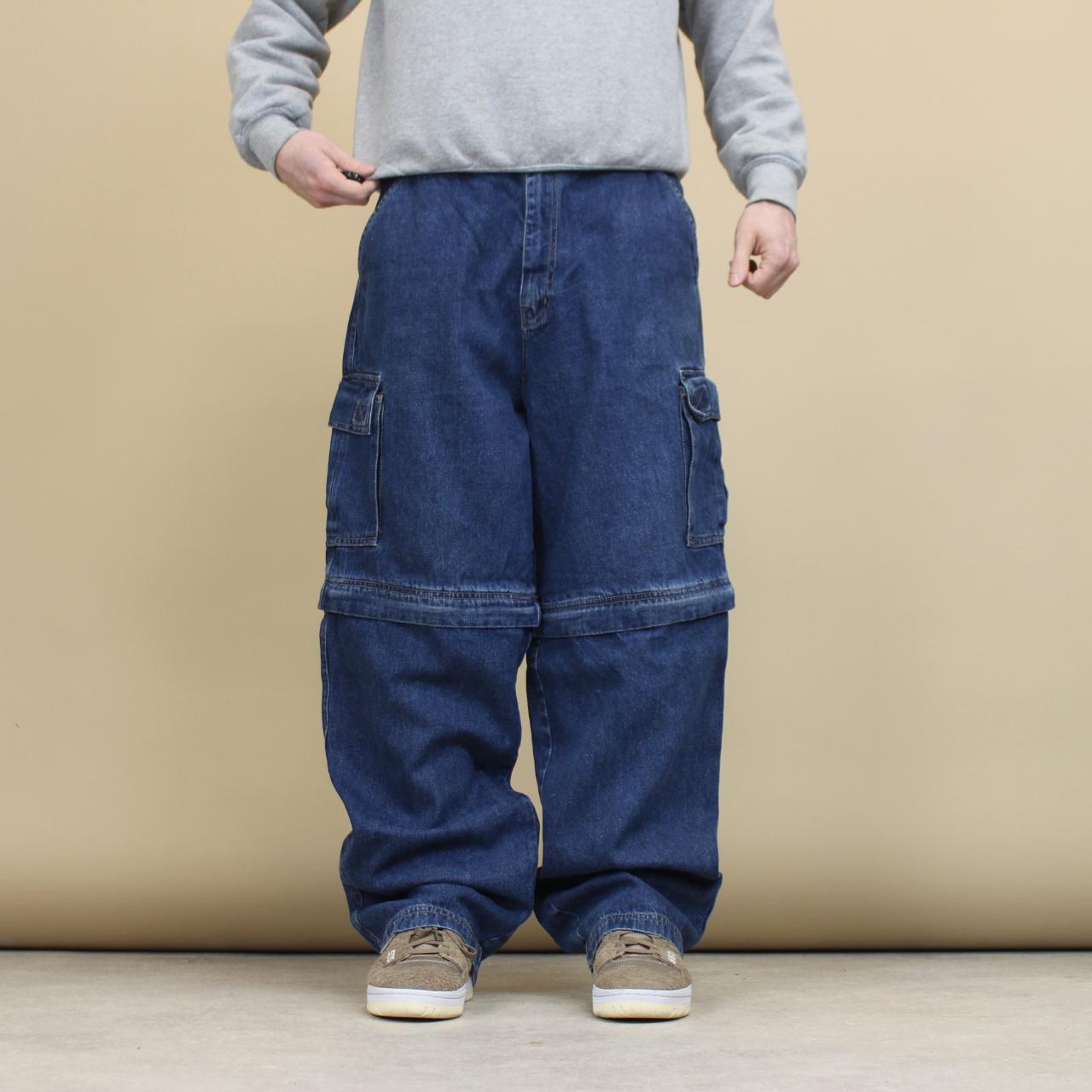 Baggy convertible cargo jeans W36 L32