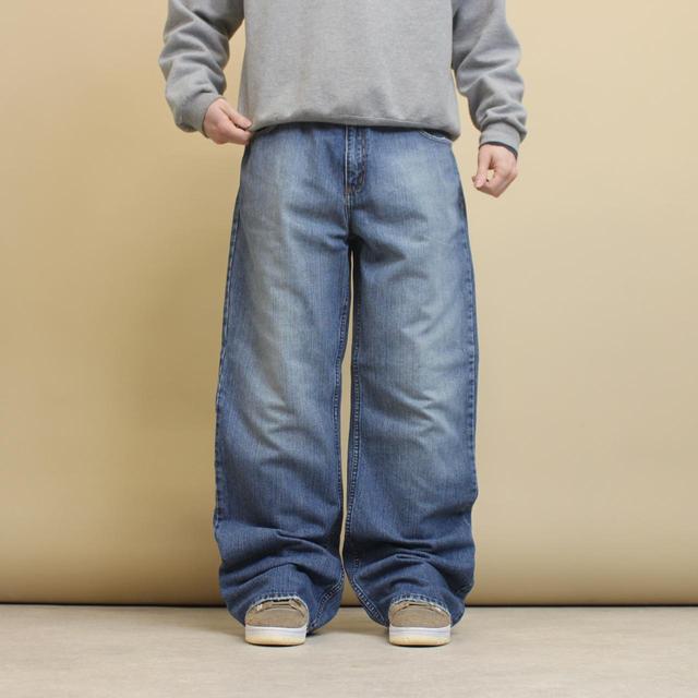 Blue Bullhead baggy jeans W36