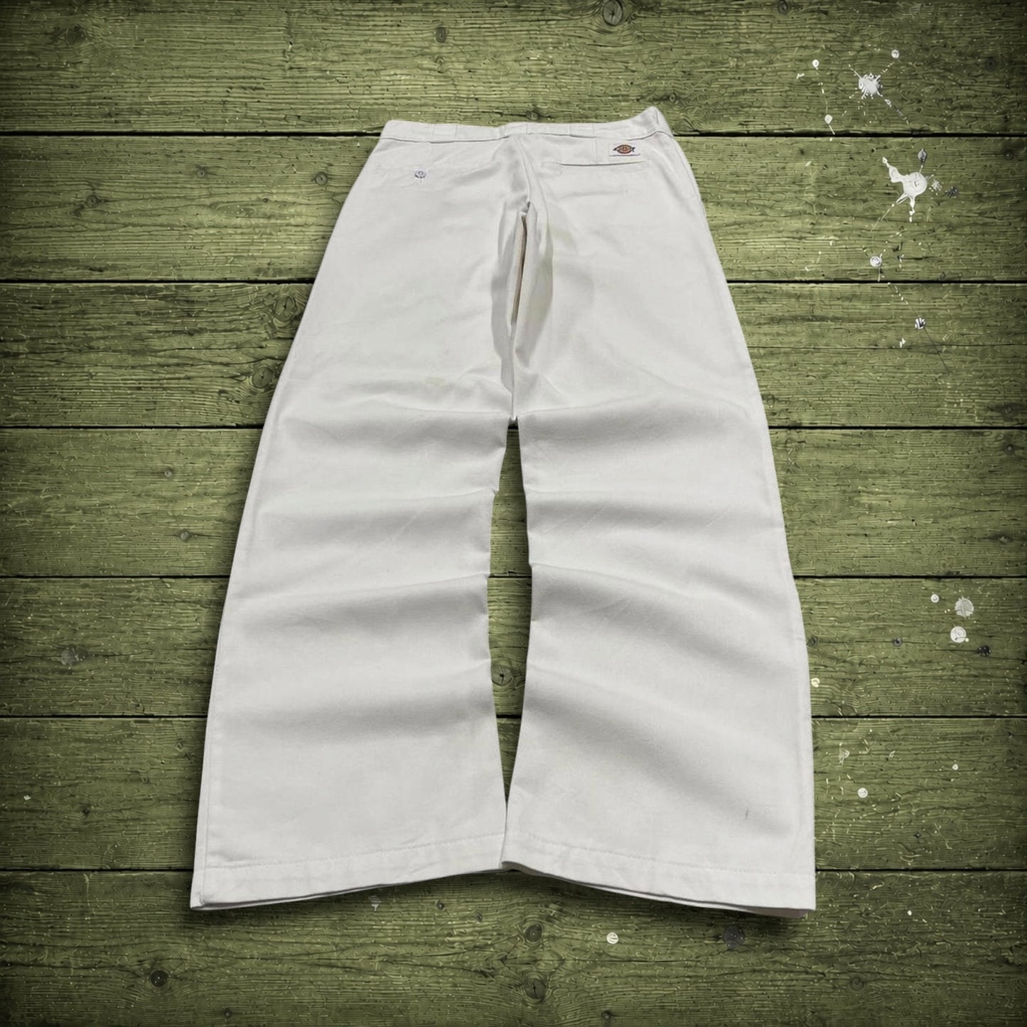 Dickies 874 work pants White original fit loose chino 90s skater style trousers
