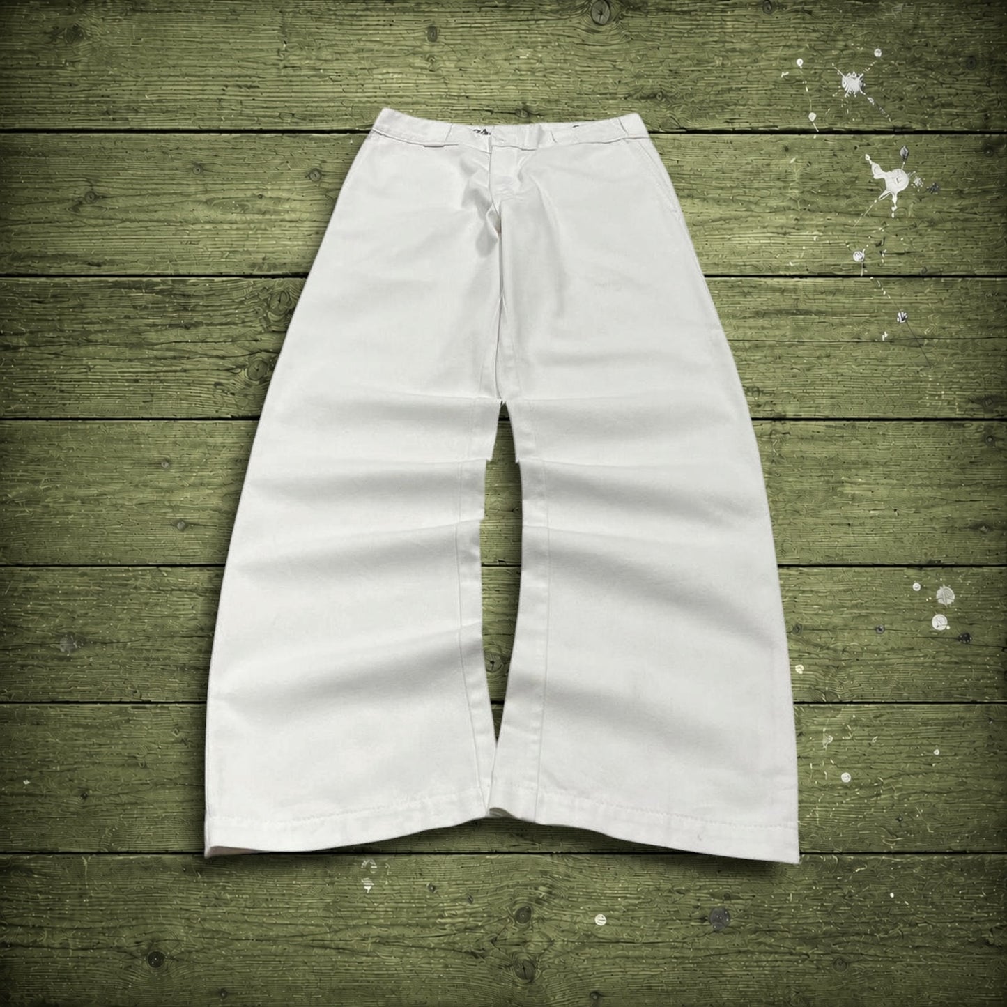 Dickies 874 work pants White original fit loose chino 90s skater style trousers