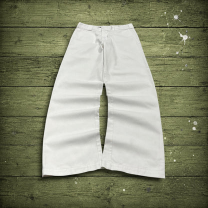 Dickies 874 work pants White original fit loose chino 90s skater style trousers