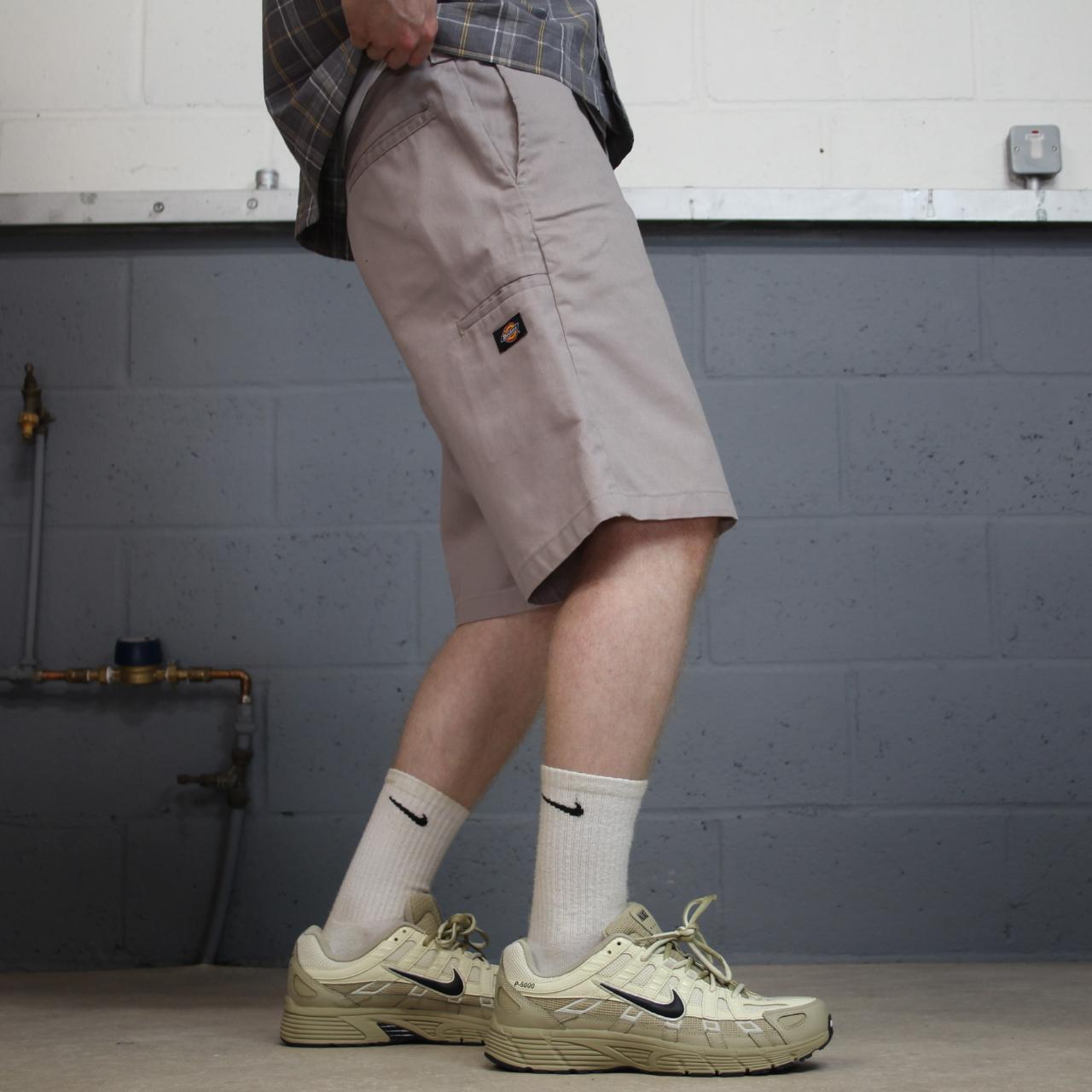 Dickies carpenter shorts long leg grey Twill chino skater style shorts loose leg