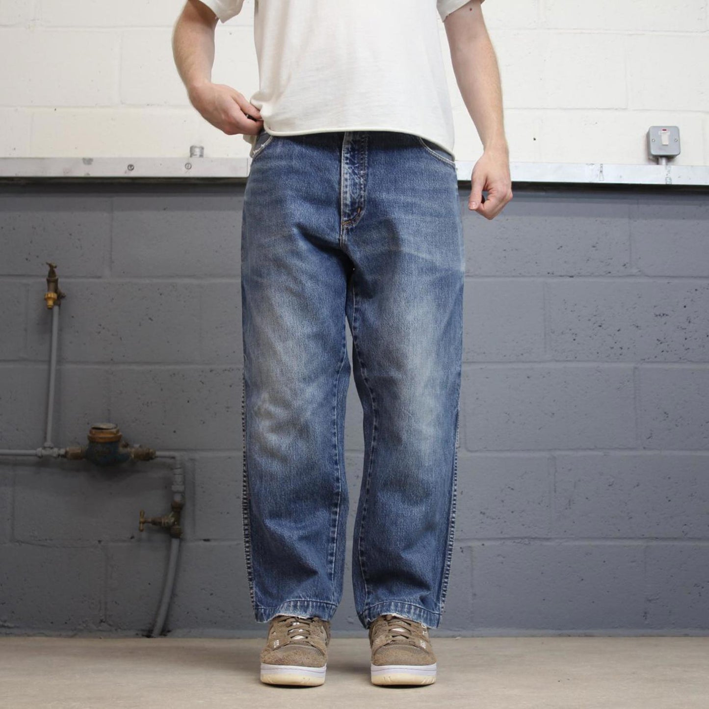 Vintage Wrangler jeans W36L27 blue mens 5 pocket work y2k jeans