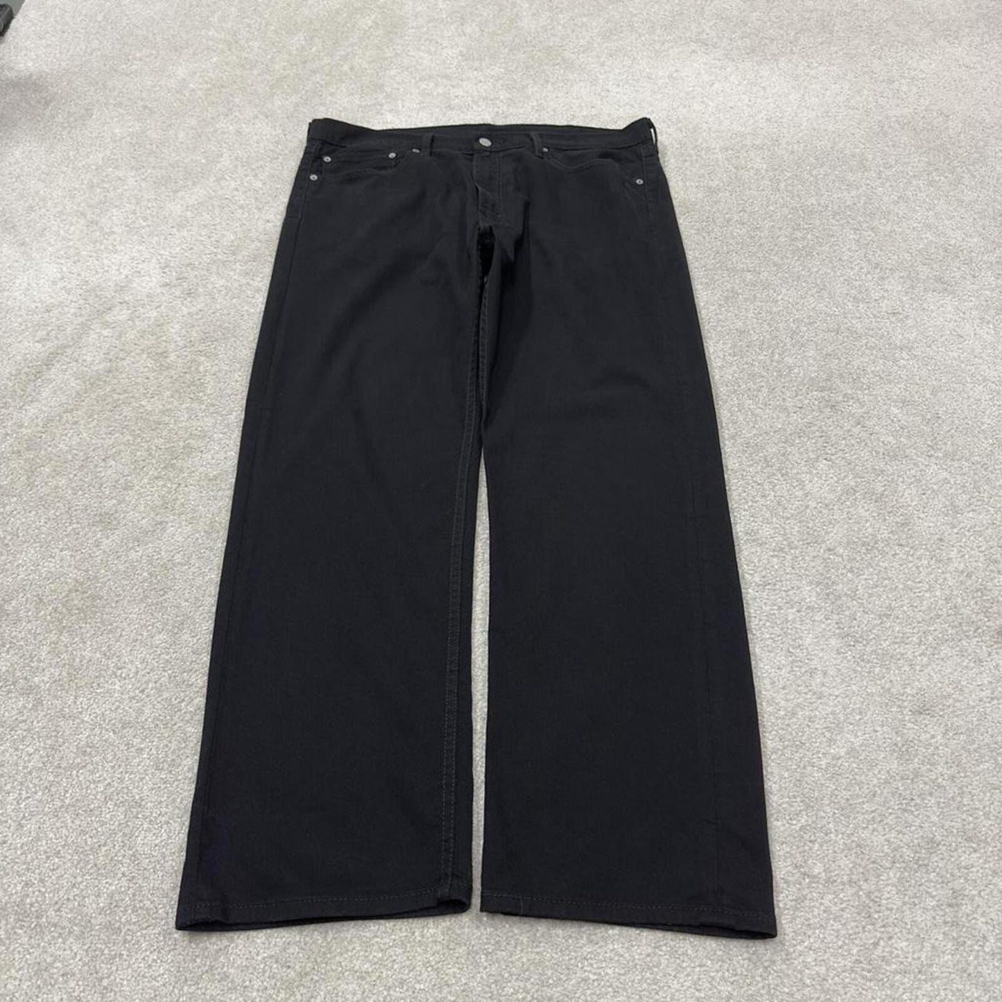 Levi’s 505 y2k straight jeans black Straight leg pants red tab logo