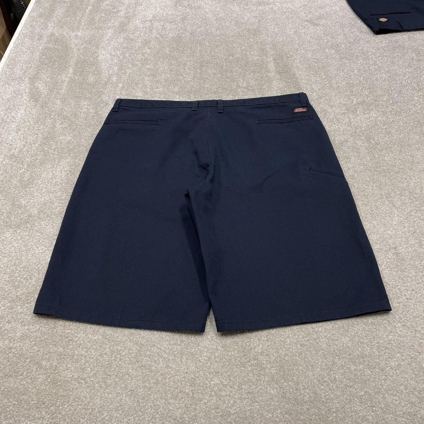 Extra baggy Dickies carpenter shorts navy Twill chino skater style shorts wide long leg