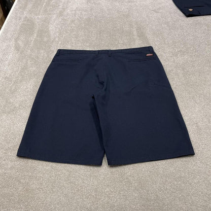 Extra baggy Dickies carpenter shorts navy Twill chino skater style shorts wide long leg