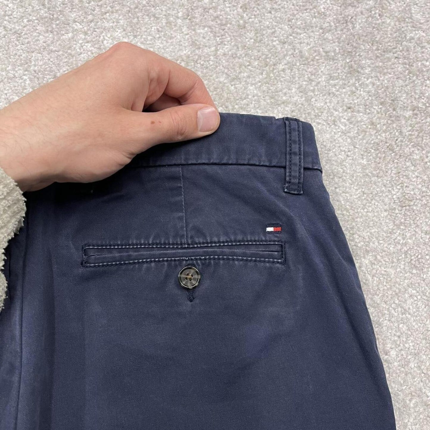 Tommy Hilfiger chino pants summer navy Slim fit smart casual chino trousers