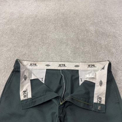 Dickies 874 chino shorts green Chino skater / surf shorts original fit festival