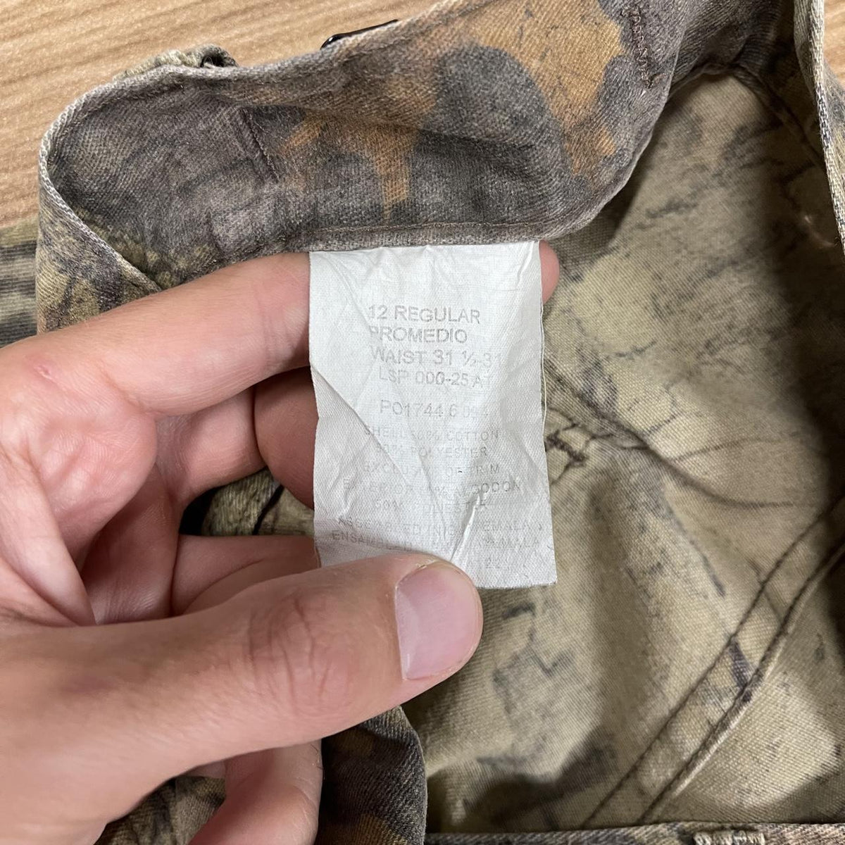 Vintage Liberty baggy camo cargo pants Loose floaty Advantage camouflage utility combat trousers