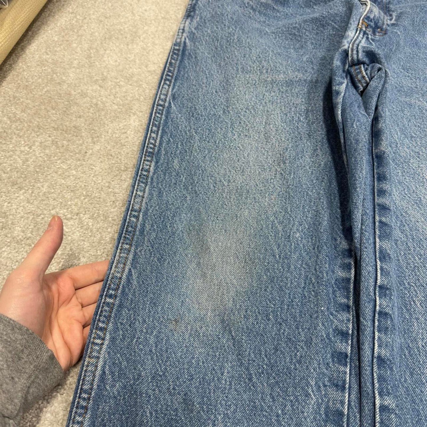 Vintage y2k Dickies jeans blue Straight leg denim skater style pants