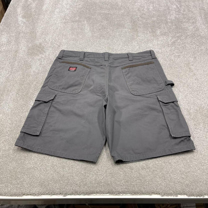 Wrangler baggy cargo shorts carpenter grey Loose wide leg skater style summer jorts